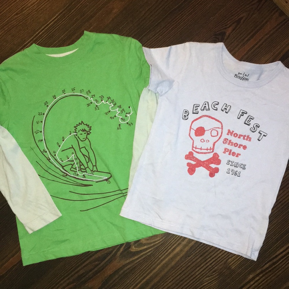 Mini boden boys shirts